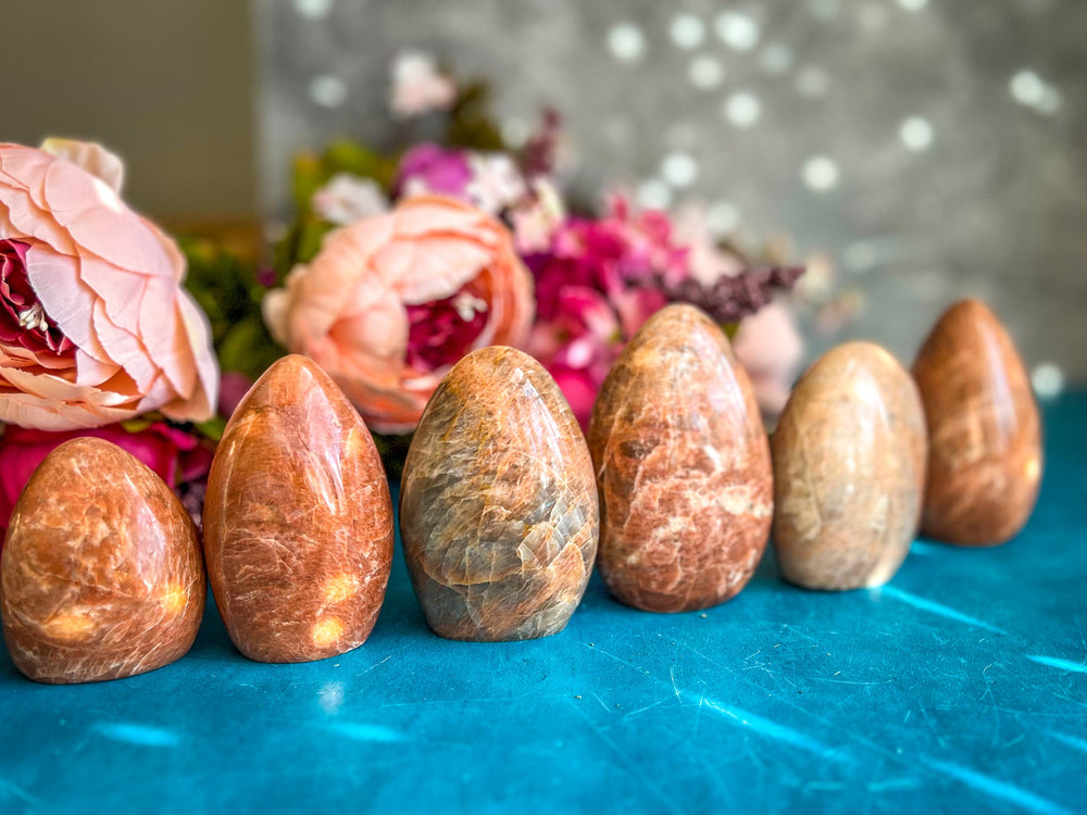Peach Moonstone Crystal Freeform (ONLINE ORDER ONLY)