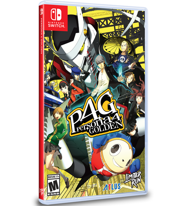 Limited Run #214: Persona 4 Golden (Nintendo Switch) (ONLINE ORDER ONLY)