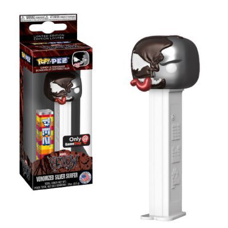 Pop Pez Venomized Silver Surfer (Metallic) - GameStop Exclusive (Online Order Only)