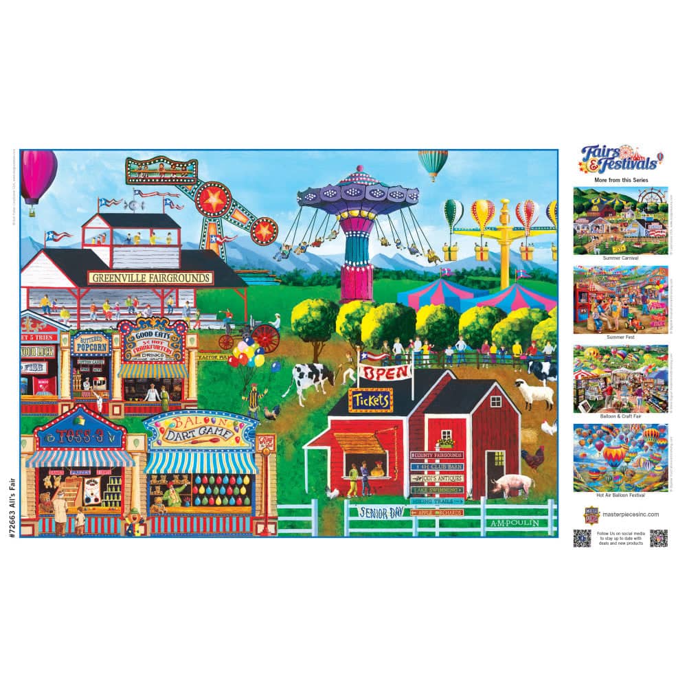Fairs & Festivals - All's Fair 1000 Piece Jigsaw Puzzle