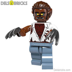 The Wolf Man Horror Movie Werewolf Lego Custom Minifigures (ONLINE ORDER ONLY)