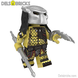 The Predator Yautja tribe set of 6 Lego Minifigures Custom Toys (ONLINE ORDER ONLY)