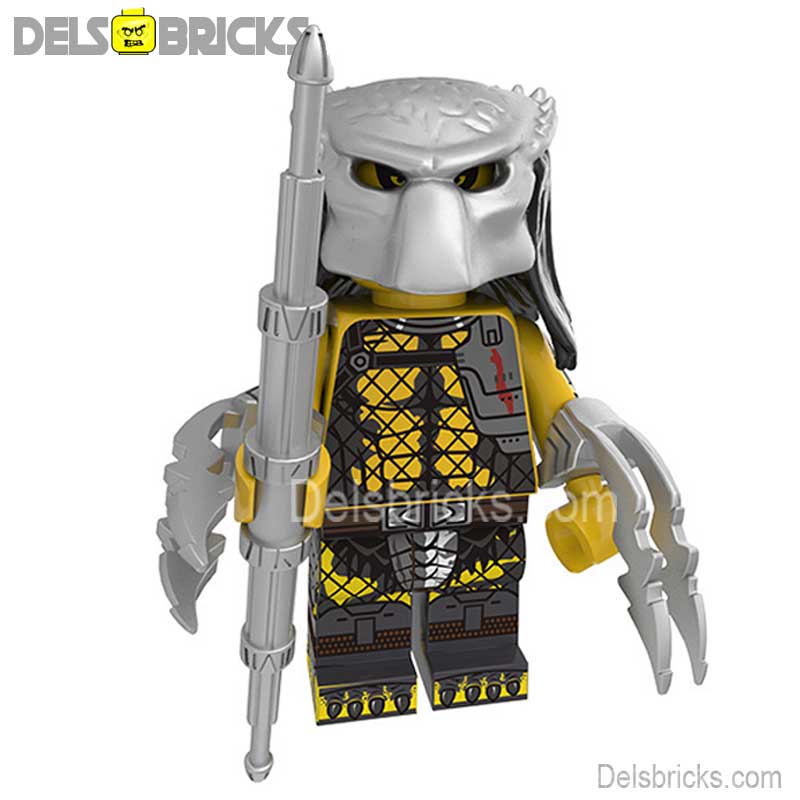 The Predator Yautja tribe set of 6 Lego Minifigures Custom Toys (ONLINE ORDER ONLY)