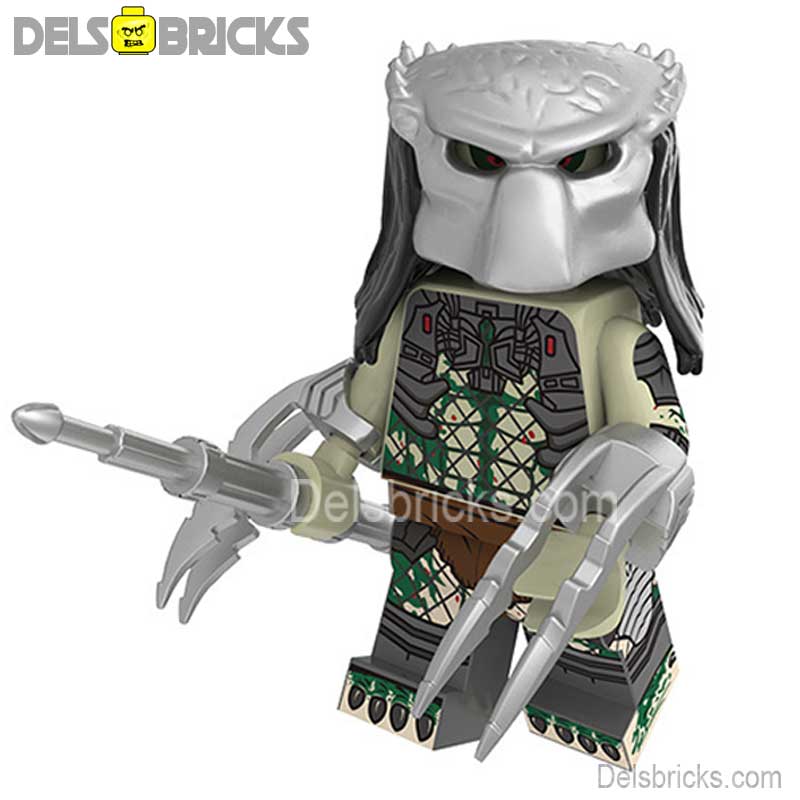 The Predator Yautja tribe set of 6 Lego Minifigures Custom Toys (ONLINE ORDER ONLY)