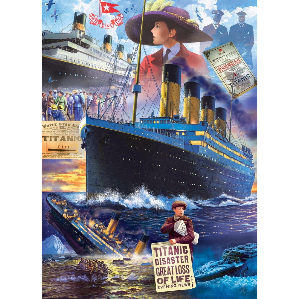 Titanic Collage - 1000 Piece Jigsaw Puzzle (ONLINE ORDER ONLY)
