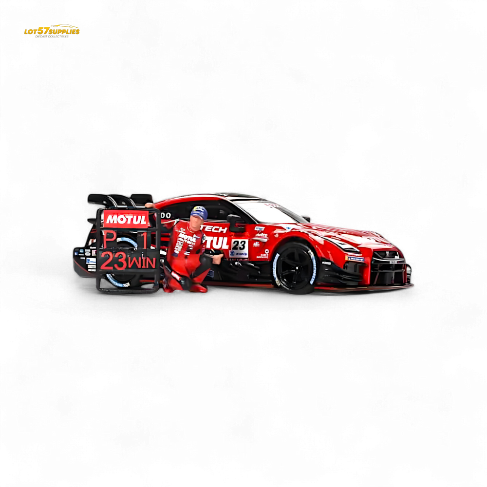 Mini-GT Nissan GT-R Nismo #23 "MOTUL AUTECH GT-T 2021" w/ Figure #875 1:64 (ONLINE ORDER ONLY)