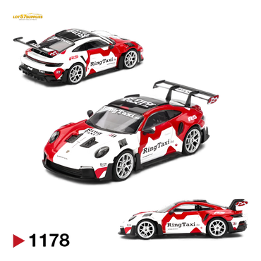 (Pre-Order) Mini GT Porsche 911 (992) GT3 RS Weissach RingTaxi.com 1:64 (ONLINE ORDER ONLY)
