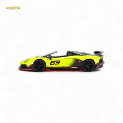 Mini-GT Lamborghini Aventador SVJ 63 Roadster Verde Shock #887 1:64 (ONLINE ORDER ONLY)