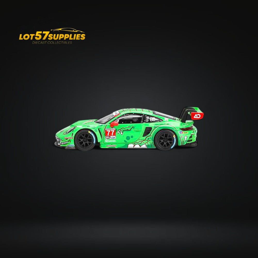 Porsche 911 GT3 R #77 AO Racing 2024 IMSA Daytona 24 Hrs GTD Pro 2nd Place #889 1:64 (ONLINE ORDER ONLY)