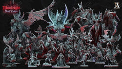 3D Printed Archvillain Games Bloodright Red Reign - Bloodcloaks 28mm 32mm D&D (Online Only)