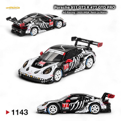 (Pre-Order) MiniGT Porsche 911 GT3 R - #77 AQ Racing 2025 IMSA Petit Le Mans Skeleton - 1:64 (ONLINE ORDER ONLY)