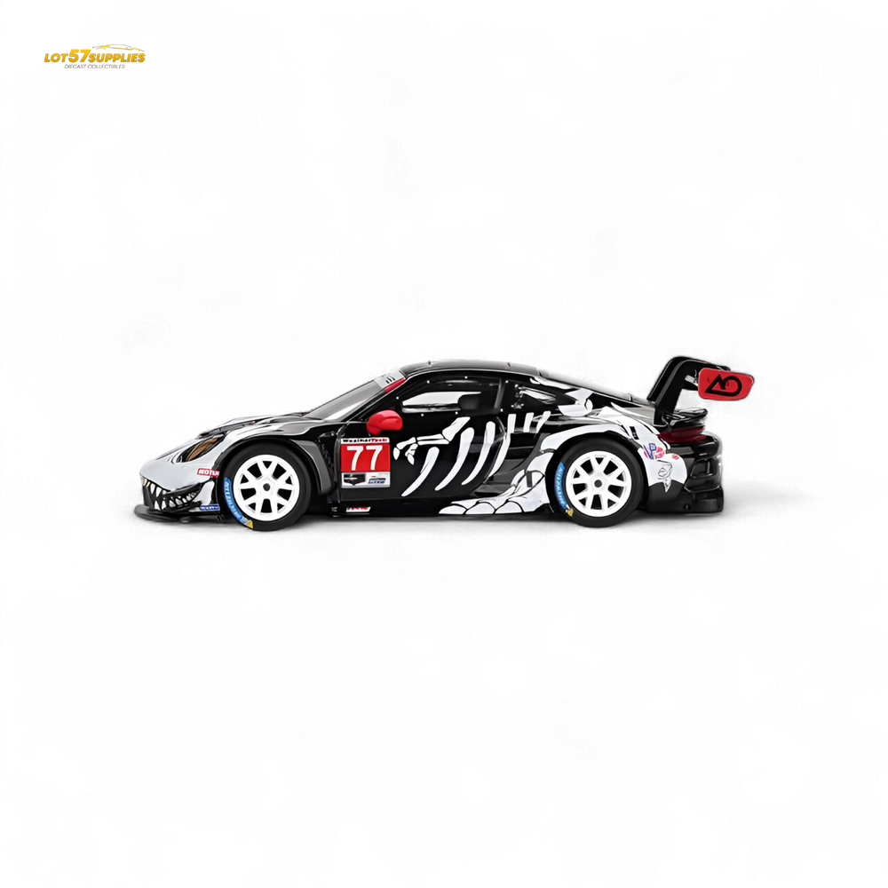 (Pre-Order) MiniGT Porsche 911 GT3 R - #77 AQ Racing 2025 IMSA Petit Le Mans Skeleton - 1:64 (ONLINE ORDER ONLY)