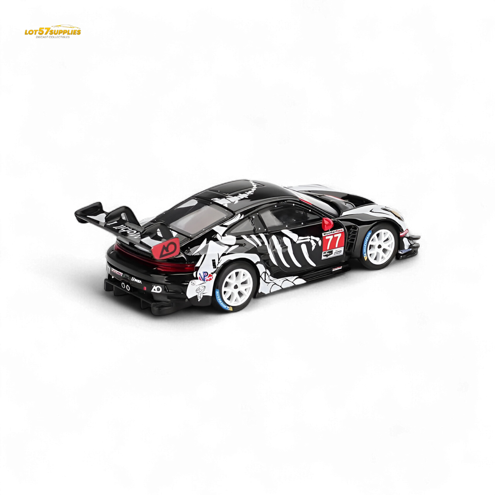 (Pre-Order) MiniGT Porsche 911 GT3 R - #77 AQ Racing 2025 IMSA Petit Le Mans Skeleton - 1:64 (ONLINE ORDER ONLY)