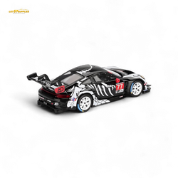 (Pre-Order) MiniGT Porsche 911 GT3 R - #77 AQ Racing 2025 IMSA Petit Le Mans Skeleton - 1:64 (ONLINE ORDER ONLY)