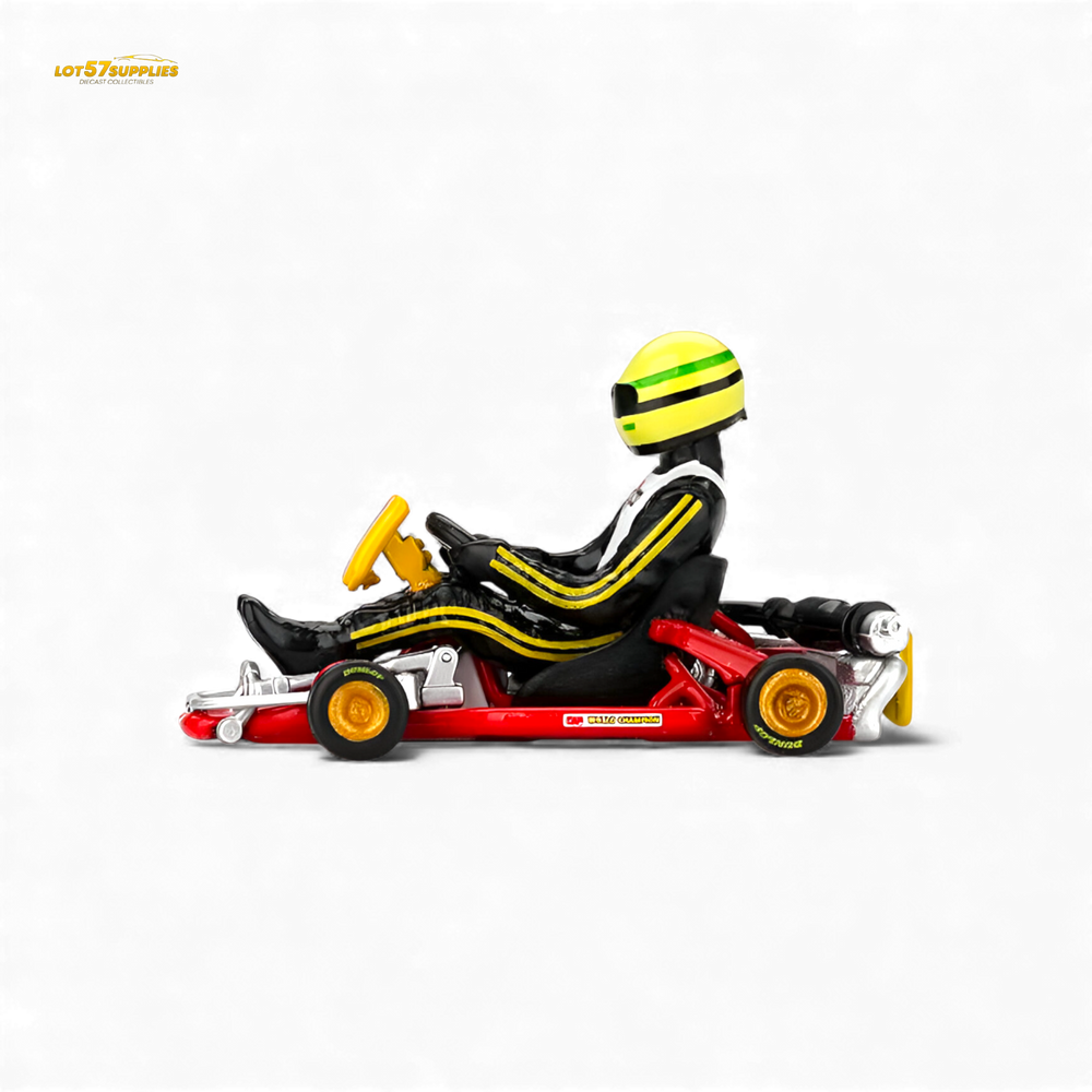 (Pre-Order) Mini GT Senna Kart Formula K #9 1981 Karting World Championship 1:64 (ONLINE ORDER ONLY)