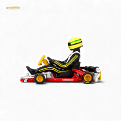 (Pre-Order) Mini GT Senna Kart Formula K #9 1981 Karting World Championship 1:64 (ONLINE ORDER ONLY)