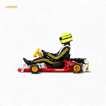 (Pre-Order) Mini GT Senna Kart Formula K #9 1981 Karting World Championship 1:64 (ONLINE ORDER ONLY)