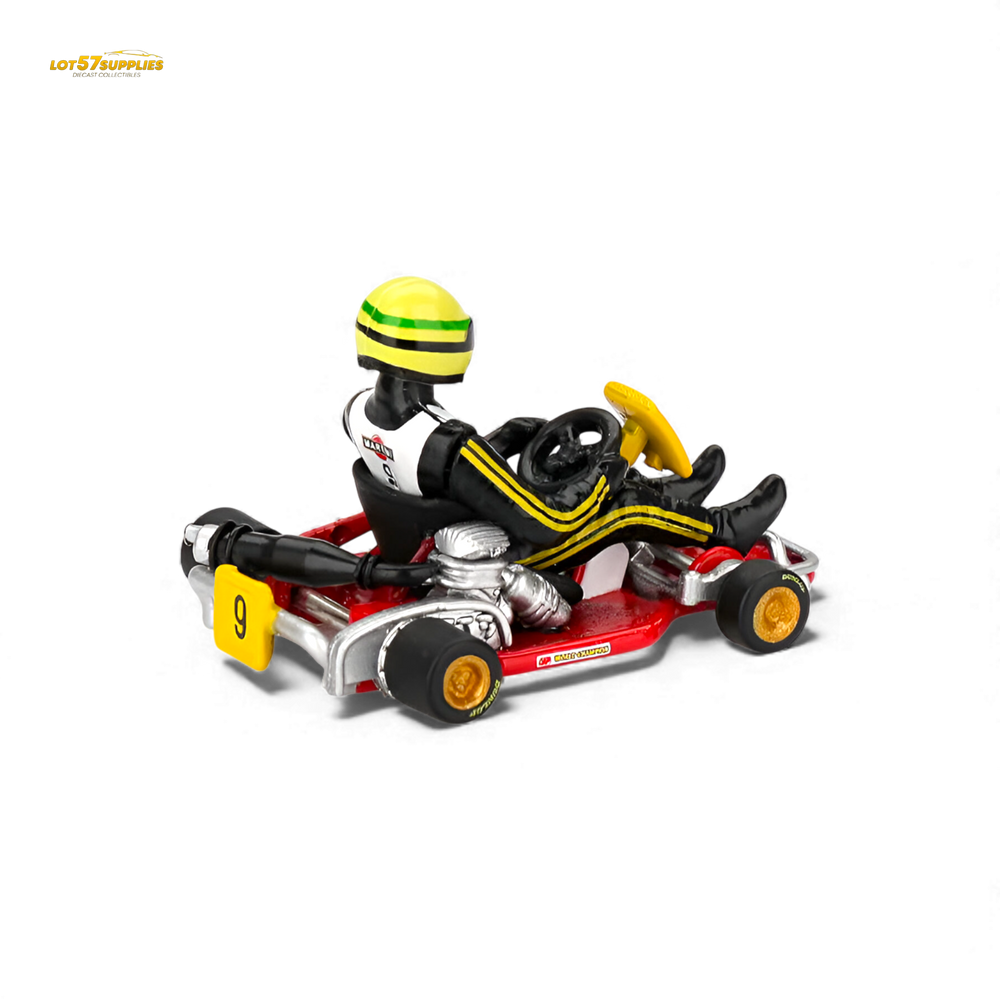 (Pre-Order) Mini GT Senna Kart Formula K #9 1981 Karting World Championship 1:64 (ONLINE ORDER ONLY)