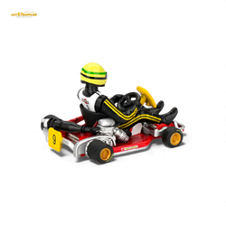 (Pre-Order) Mini GT Senna Kart Formula K #9 1981 Karting World Championship 1:64 (ONLINE ORDER ONLY)