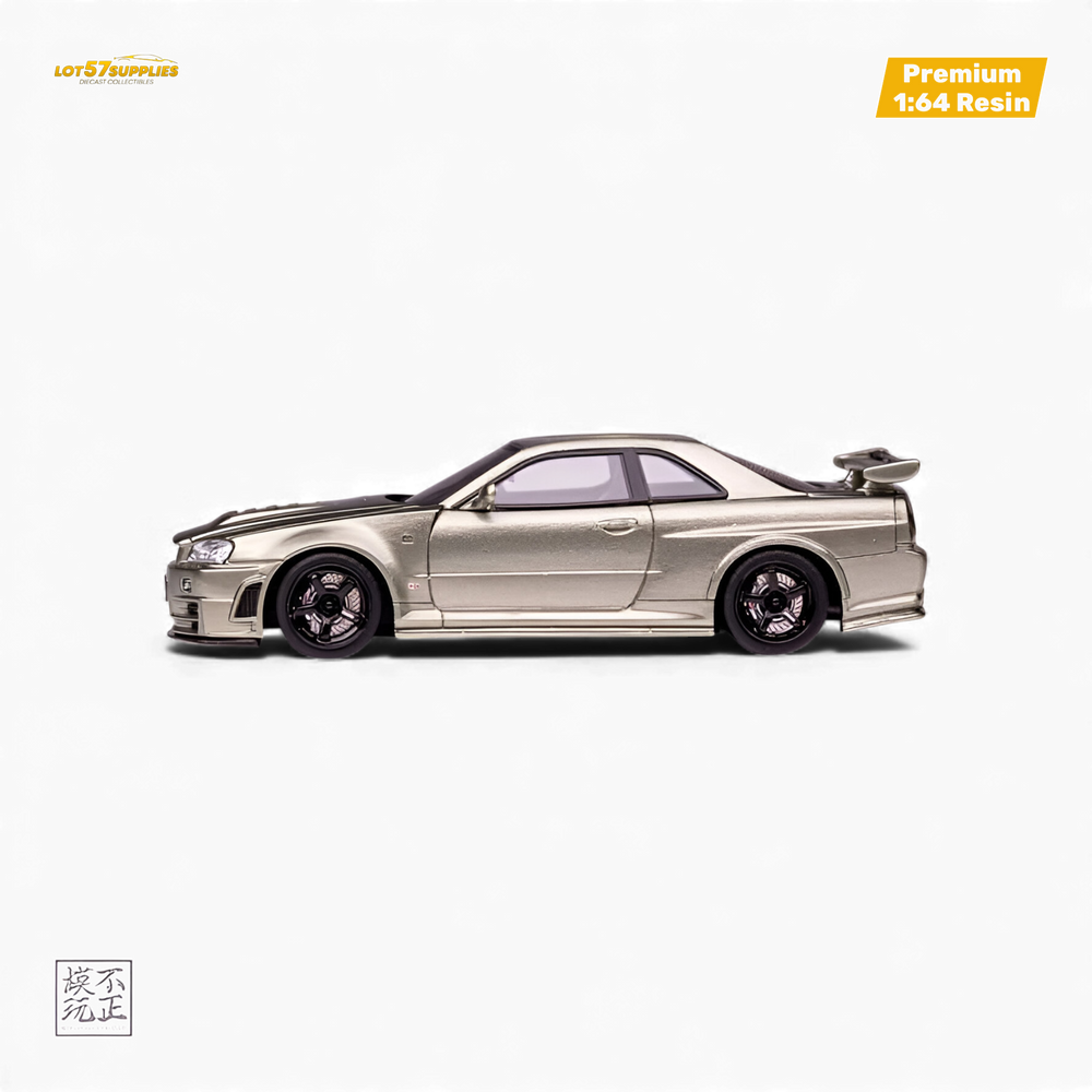 Car's Lounge Skyline GT-R R34 NISMO Z-TUNE - Millenium Jade 1:64 (ONLINE ORDER ONLY)