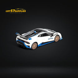 (Pre-Order) Mini-GT Lamborghini Huracán STO Bianco Asopo #788 1:64 (ONLINE ORDER ONLY)