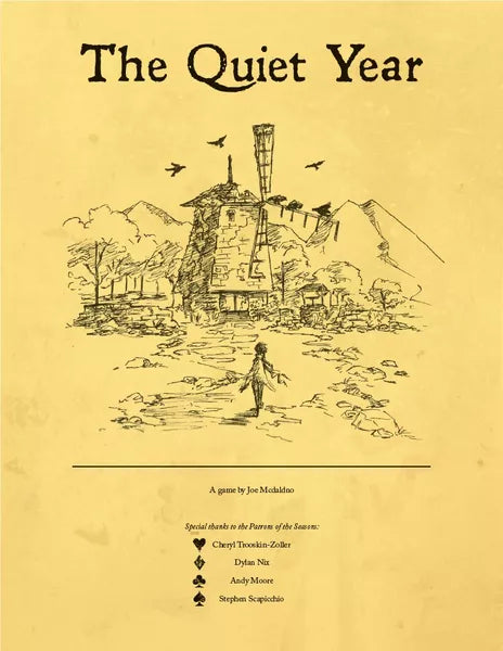 The Quiet Year (Updated Bag Set) - Roleplaying Map Game (Online Order Only)