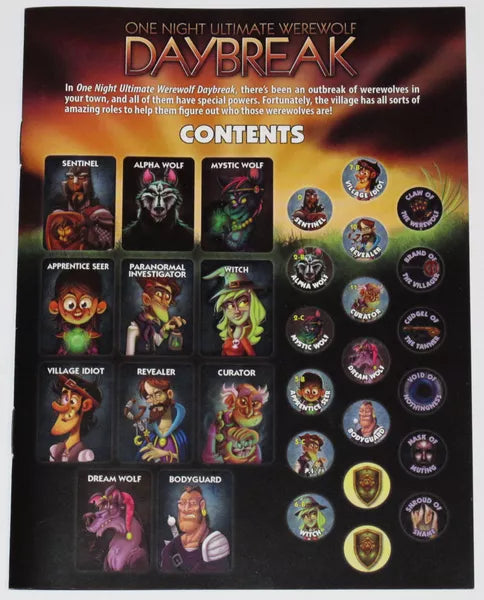 One Night Ultimate Werewolf - Daybreak - Board Game (Online Order Only)