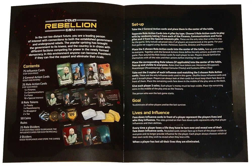 Coup: Rebellion G54 - Board Game (Online Order Only)