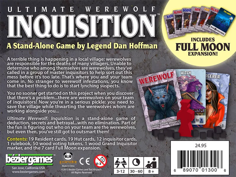 Ultimate Werewolf: Inquisition - Board Game (Online Order Only)