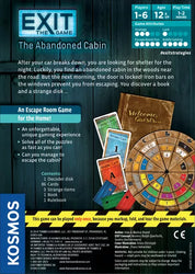 EXIT The Game - The Abandoned Cabin - Board Game (Online Order Only)