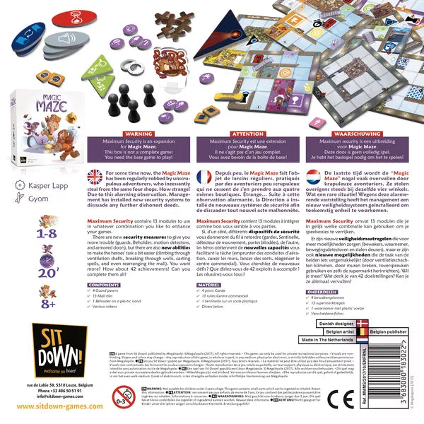 Magic Maze: Maximum Security - Board Game (Online Order Only)
