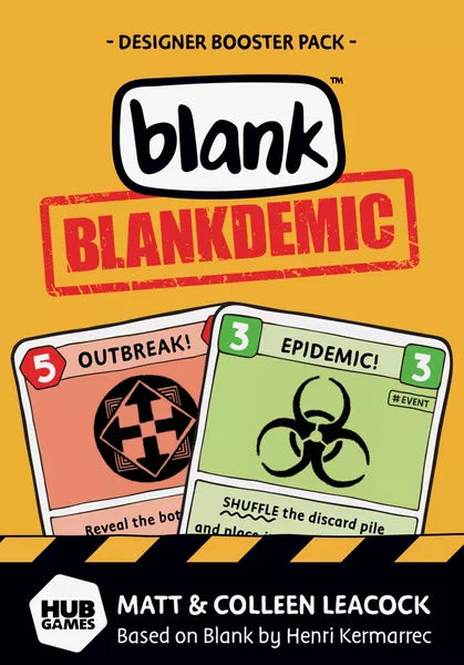 Blank: Blankdemic (2018) - Card Game (Online Order Only)