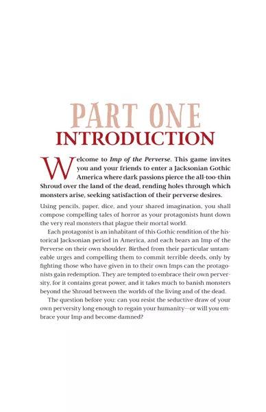 Imp of the Perverse - Roleplaying Game (Online Order Only)