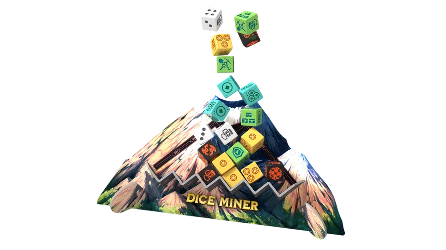 Dice Miner - A Dice Drafting Game (Online Order Only)