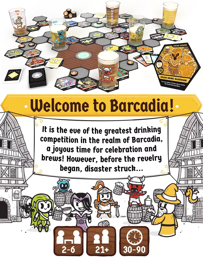Heroes of Barcadia - Board Game (Online Order Only)