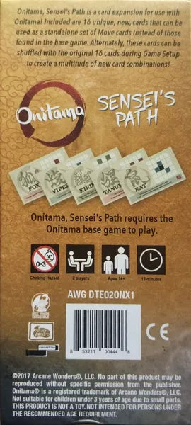 Onitama: Sensei's Path - Board Game (Online Order Only)