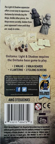 Onitama: Light and Shadow - Board Game (Online Order Only)