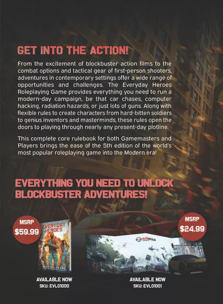 Everyday Heroes, The RPG: Core Rulebook (Online Order Only)