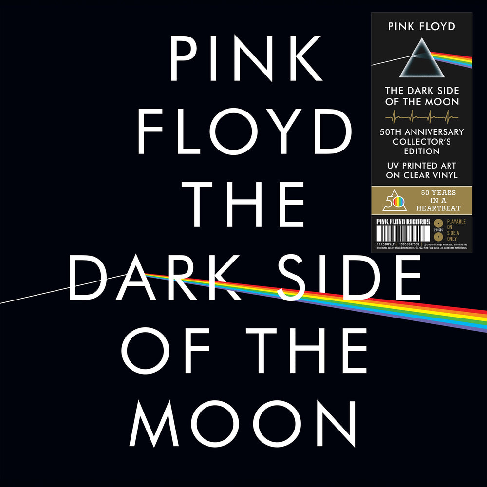 PINK FLOYD - The Dark Side Of The Moon (50th Anniversary) [2023 Remaster] (2LP UV Printed Clear Vinyl Collector's Edition) [Vinyl] (ONLINE ORDER ONLY)
