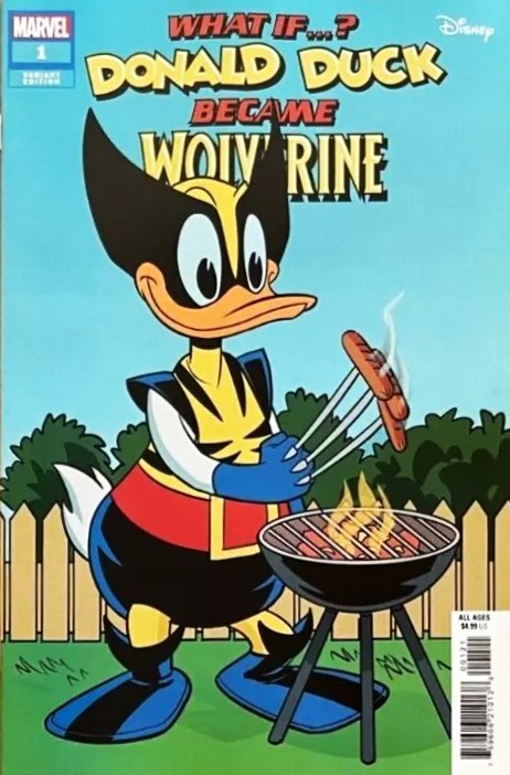 Marvel & Disney: What If...? Donald Duck Became Wolverine (2024) #1B (Online Order Only)