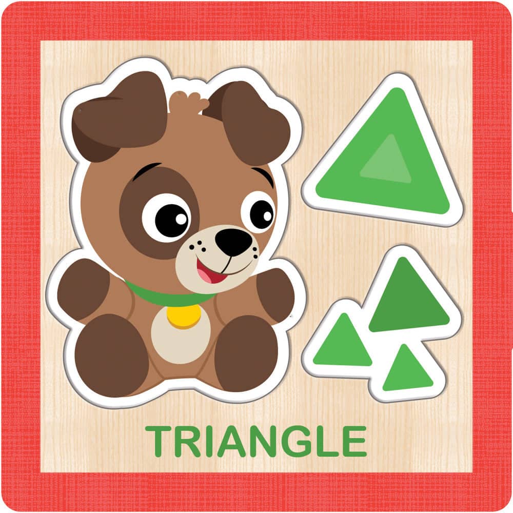 Baby Einstein Chunky Wood Puzzles - Kids 4-Pack