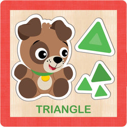 Baby Einstein Chunky Wood Puzzles - Kids 4-Pack