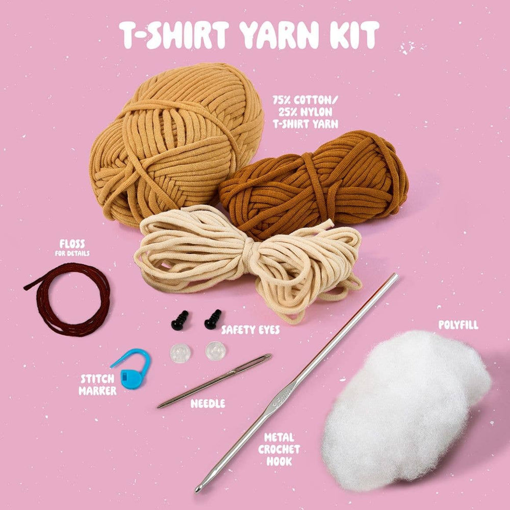 Plaid Crafts - Bucilla Amigurumi Crochet Kit - Dion the Dog (ONLINE ORDER ONLY)