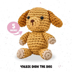 Plaid Crafts - Bucilla Amigurumi Crochet Kit - Dion the Dog (ONLINE ORDER ONLY)