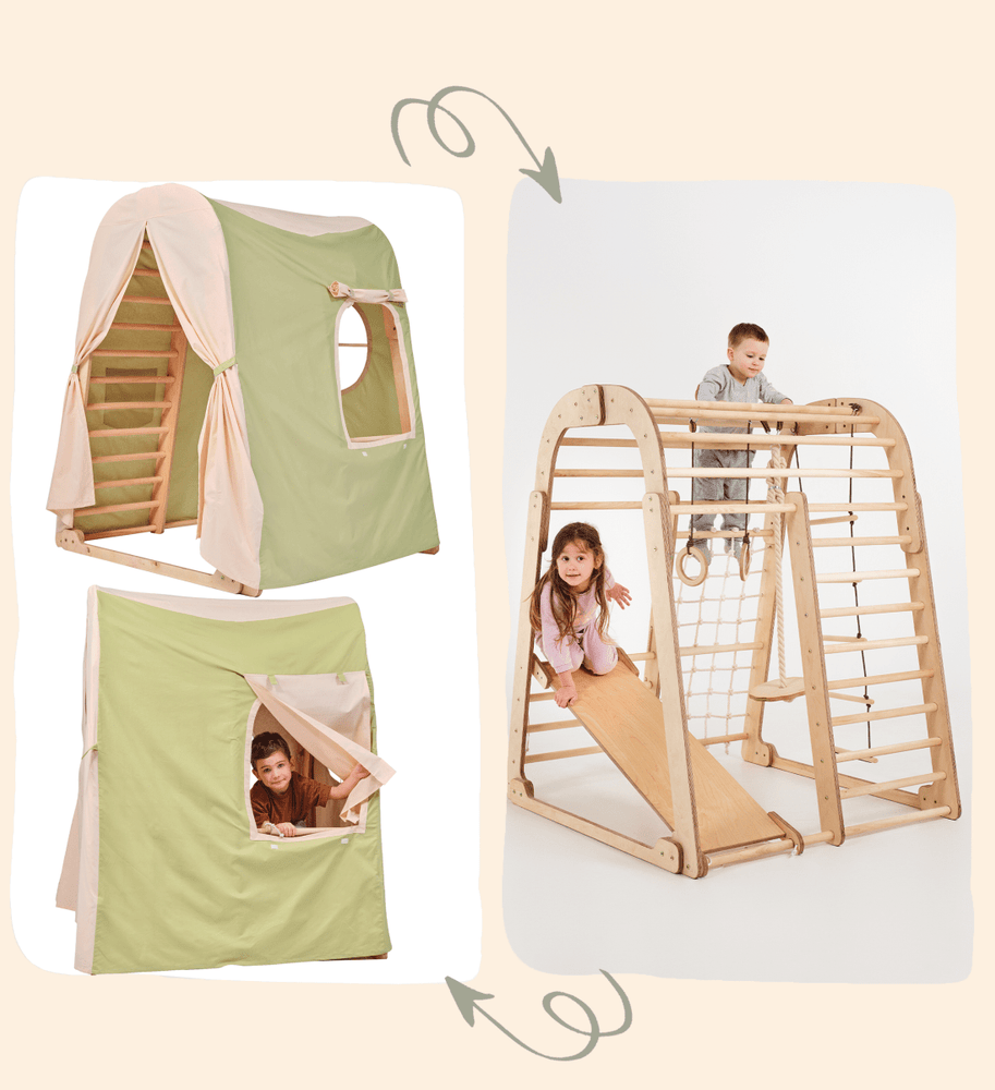 Play Tent Cover for Indoor Wooden Playground (ONLINE ORDER ONLY)