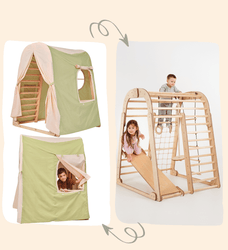 Play Tent Cover for Indoor Wooden Playground (ONLINE ORDER ONLY)