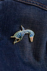 Plesiosaurus Enamel Pin (Plesiosaurus dolichodeirus)