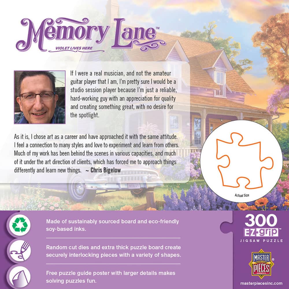 Memory Lane - Violet Lives Here 300 Piece EZ Grip Jigsaw Puzzle
