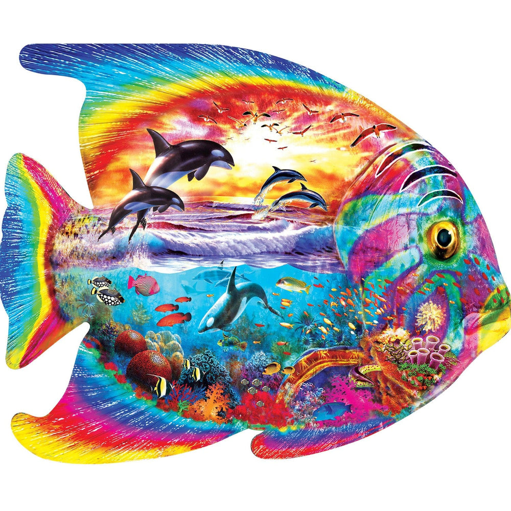 Shapes - Tropical Menagerie 1000 Piece Shaped Jigsaw Puzzle