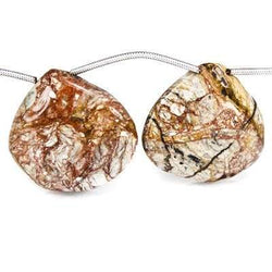 Pollack Jasper Beads Plain Heart (ONLINE ORDER ONLY)